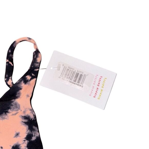 NWT- Dippin Daisys- Bikini Playa Top & High Waisted Cheeky Bottoms Tie-dye, M - Picture 3 of 16